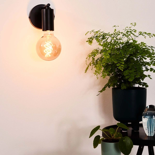 Ścienna lampa metalowa Leanne 21221/01/30 loft kinkiet do sypialni