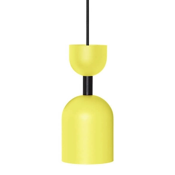 Wisząca lampa do jadalni Supuru SUA1211P0 metalowa czarna żółta