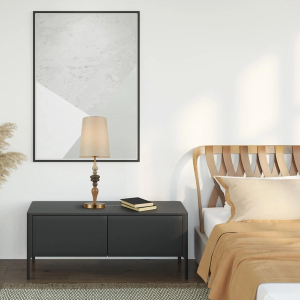 Lampka nocna Moren TB-84678A-AB dekoracyjna metalowa brązowy morelowy