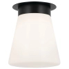 Szklana lampa sufitowa Albers KL-ALBERS-F-T-BK stożkowa czarna