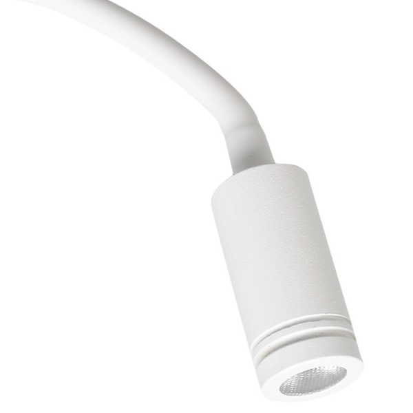 LAMPA ścienna BASE ML6349 Milagro regulowana OPRAWA kinkiet LED 10W 4000K z portem USB biały