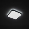 Minimalistyczna lampa sufitowa AGNES SQUARE 10984 LED 16W 4000K IP44 czarna