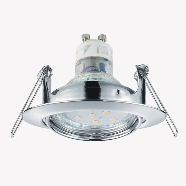 Okrągła lampa podtynkowa z regulacją JURA 650100106 sufitowa chrom
