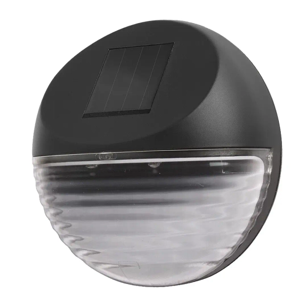 Elewacyjna lampa ścienna Wall EKO0606 LED 0,06W 6000K IP44 czarny