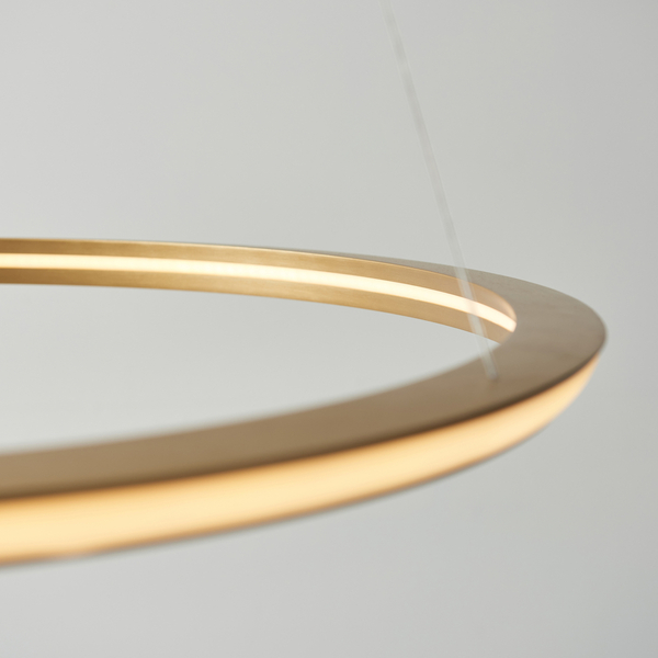 Ledowy ring wiszący L&-1102254 Light& 41W 3000K pierścień złoty