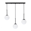 Modernistyczna lampa wisząca Pompei balls czarna biała