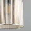 Nowoczesna wisząca lampa Sophia Green 11146 żebrowana zielona