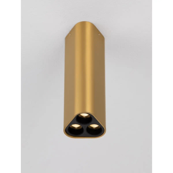 Sufitowa lampa tuba metalowa PARENZO LE45522 LED 6W 3000K złota