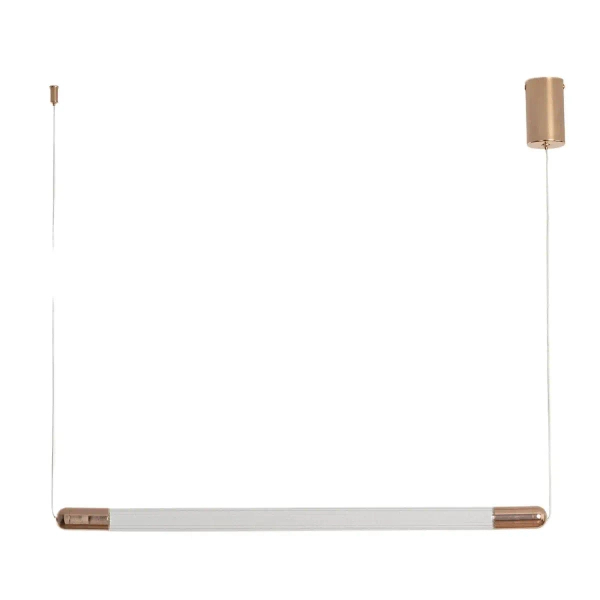 Lampa wisząca szklana Jacob ABR-LWLJ-3W-3000K LED 2,5W 3000K złota biała