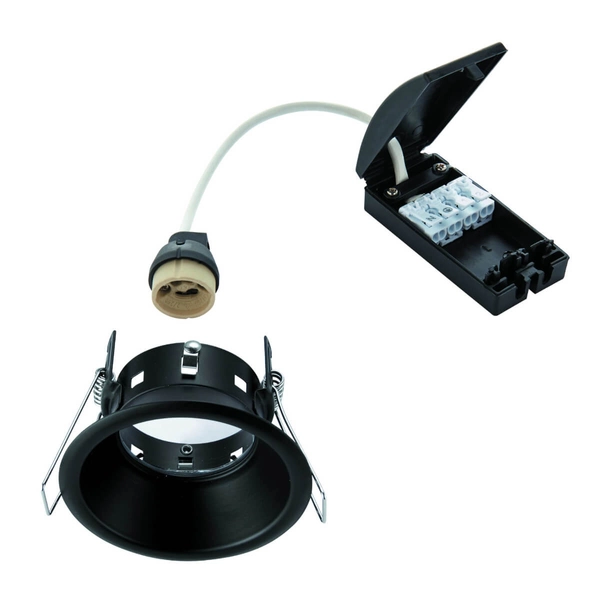 Oczko podtynkowe Speculo 80248 Saxby wpust IP65 czarny mat