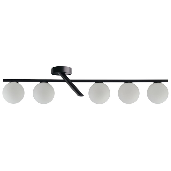 Modernistyczna lampa sufitowa ZOE 33327 Sigma 5-punktowa czarne
