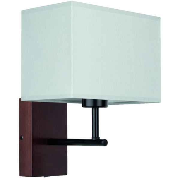 Loftowa lampa kinkiet SONAR 5721976 ścienna abażurowa prostokątna biała