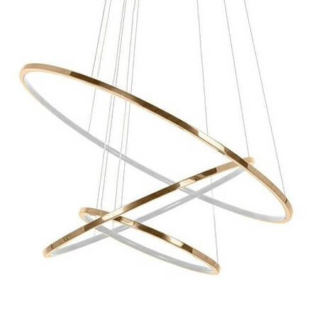Ledowa lampa wisząca Ring Slim MSE1501100161 Moosee 50W 3000K z pilotem złota