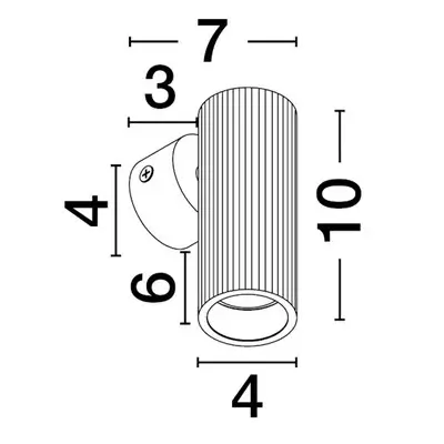 Kinkiet ścienny tubka do czytania SELMORA LE45638 czarny