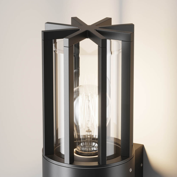 Przyścienna lampa zewnętrzna tuba Barrel O453WL-01GF Maytoni IP54 grafitowy