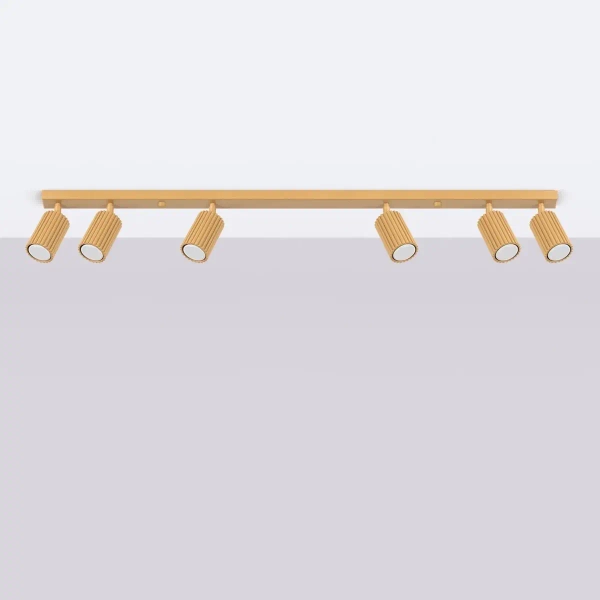 Sufitowa lampa z regulacją KARBON SL.1566 listwa metalowa złota