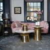 Welurowa trzyosobowa sofa Cosette S5120 PINK VELVET Richmond Interiors elegancka różowa