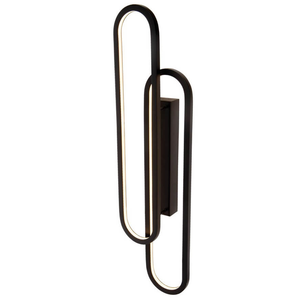 Kinkiet ścienny THELMA 78200/33/30 Lucide LED 33W 2700K metalowy czarny