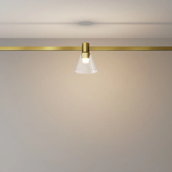 Magnetyczna lampa Bianca Flarity TR147-1-3W2.7K-BS-DE LED 3W 2700K mosiądz