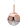 Zwisowa lampa szklana Palla LP-2844/1P S MI kula ball miedziana