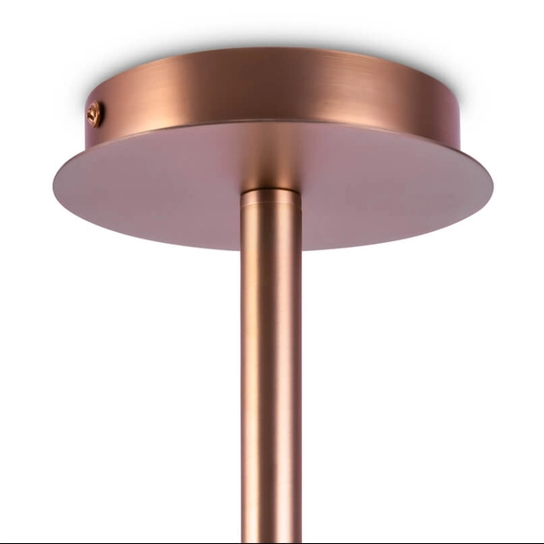 LAMPA sufitowa ERICH MOD221-PL-08-G Maytoni modernistyczna OPRAWA plafoniera molekuły szklane kule miedziana