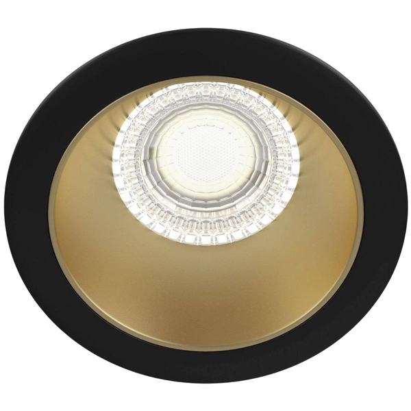 Oczko sufitowe Share DL053-01BMG do pokoju złote czarne