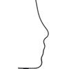 Lampa podłogowa Face Floor MSE1501100420 twarz LED 35W 3000K czarna