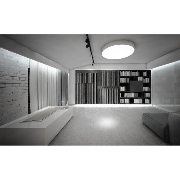 Plafon LAMPA sufitowa BUNGO 7142 Shilo okrągła OPRAWA ścienna KINKIET biały