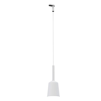 Trójfazowa lampa wisząca do systemu szynowego Tulipe S0017 nad wyspę biała