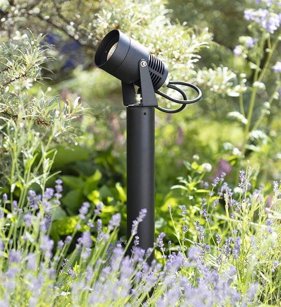 Zewnętrzna lampa ruchoma Garden LED 6W IP44 czarna