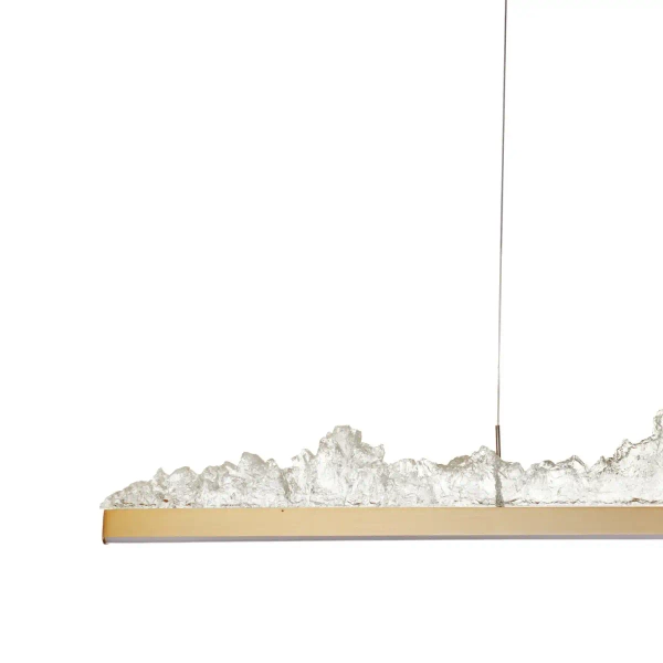 Wisząca lampa nad wyspę MONTANA ST-6490P/L LED 19W 3000K do jadalni złota