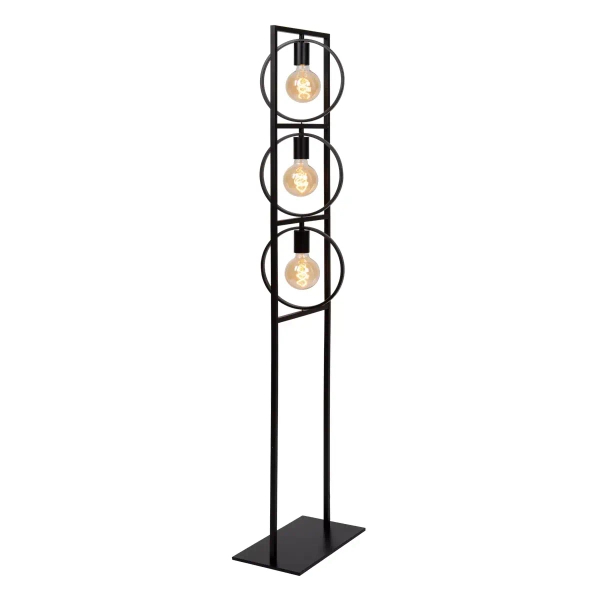 Lampa stojąca podłogowa SUUS 00727/03/30 Lucide vintage czarna