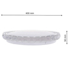 Plafon LAMPA okrągła LAYLA ML4221 Milagro sufitowa OPRAWA z kryształkami LED 26W 3000K – 6000K glamour pilot biała chrom