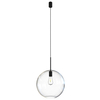 Skandynawska lampa wisząca Sphere 7846 kulista do sypialni czarna
