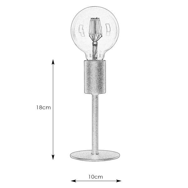 Stołowa lampka Cielo 108685 Markslojd pojedyncza minimalistyczna czarna