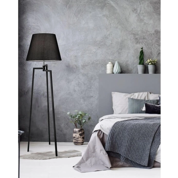 Lampa podłogowa TRISTAN AZ3329+AZ3671 Azzardo abażurowa czarny
