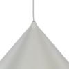Metalowa lampa zwis CONO 10061 stożkowa nad stół beżowy