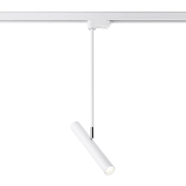 Reflektorowa LAMPA sufitowa YABU 7705 Shilo regulowana OPRAWA tuba do szynowego systemu 3-fazowego biała