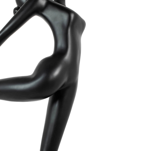 Podłogowa lampa Human Ballerina MSE010100359 Moosee metalowa czarna