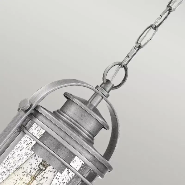 Lampa wisząca z łańcuchem BOOKER QN-BOOKER8-S-IA IP44 srebrna