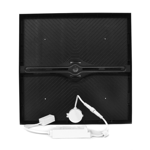 Natynkowy plafon kwadratowy Mora 1184 LED 24W 3000-5700K czarny