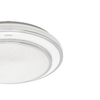 Nowoczesny plafon Gloria z pilotem LED 48W 3000-6000K IP44 chrom