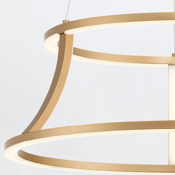 Ledowa lampa wisząca Cadoux QN-CADOUX-P-BG 54W 3000K okragła złoty