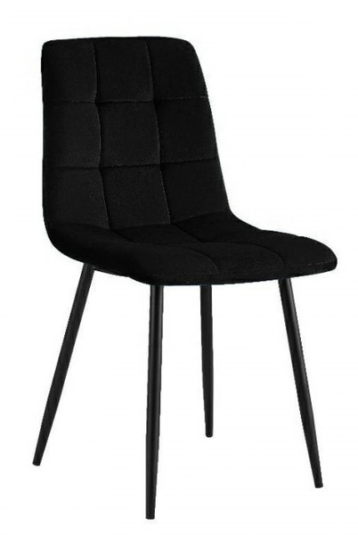 Tapicerowane krzesło CARLO J-06.BLACK do kuchni czarne