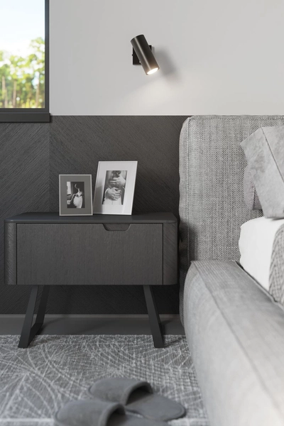 Reflektorek LAMPA sufitowa Direzione SL.0499 Sollux metalowa OPRAWA regulowany SPOT tuba czarna