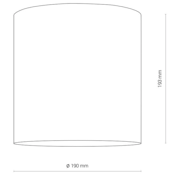 Okrągła LAMPA sufitowa IOS 8725 Nowodvorski metalowy spot LED 40W 4000K tuba do kuchni biała