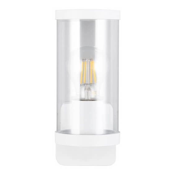 Metalowa lampa ścienna Bonito R21596131 IP44 tuba biały