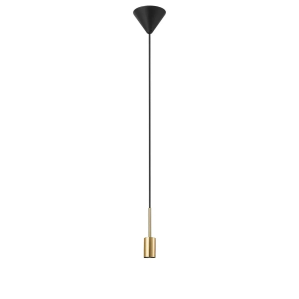 Wisząca lampa do sypialni Paco 2112053035 na kablu mosiądz