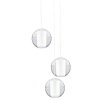 Wisząca lampa balls nad stół Starlight ST-9228-3 Step kryształowa chrom
