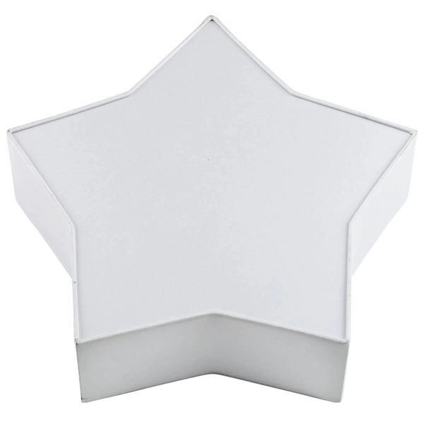 Natynkowa lampa Star 4514 gwiazdka do salonu metalowa biała